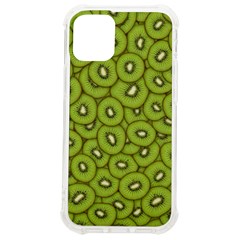 Kiwi Fruit Pattern Green Background Iphone 12 Mini Tpu Uv Print Case	 by Paksenen