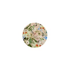 Textile Fabric Tropical 1  Mini Buttons by Paksenen