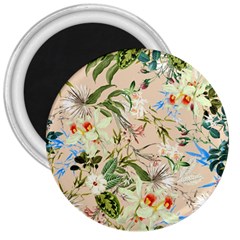 Textile Fabric Tropical 3  Magnets by Paksenen