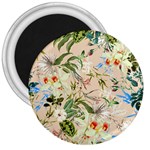 Textile Fabric Tropical 3  Magnets Front