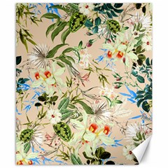 Textile Fabric Tropical Canvas 8  X 10  by Paksenen