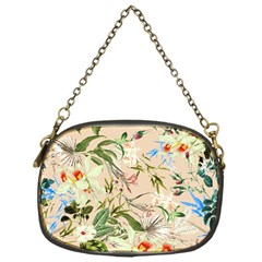 Textile Fabric Tropical Chain Purse (one Side) by Paksenen