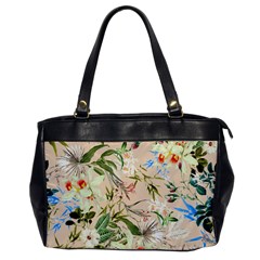 Textile Fabric Tropical Oversize Office Handbag by Paksenen