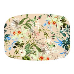 Textile Fabric Tropical Mini Square Pill Box by Paksenen