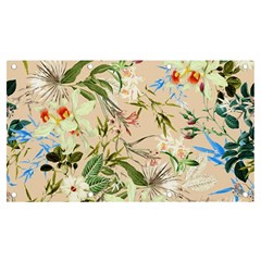 Textile Fabric Tropical Banner And Sign 7  X 4  by Paksenen