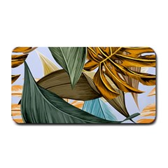 Monstera Palm Leaves Plants Medium Bar Mat by Paksenen