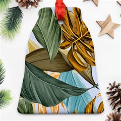 Monstera Palm Leaves Plants Ornament (bell)