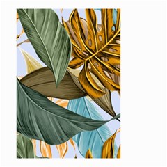 Monstera Palm Leaves Plants Small Garden Flag (two Sides) by Paksenen