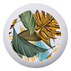 Monstera Palm Leaves Plants Dento Box With Mirror by Paksenen