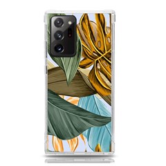 Monstera Palm Leaves Plants Samsung Galaxy Note 20 Ultra Tpu Uv Case by Paksenen