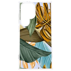 Monstera Palm Leaves Plants Samsung Galaxy S24 Plus 6 7 Inch Tpu Uv Case by Paksenen