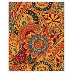 Bright Seamless Pattern With Paisley Mehndi Elements Hand Drawn Wallpaper With Floral Traditional In Drawstring Bag (small) by Ket1n9