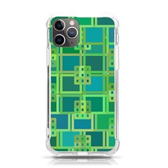 Green Abstract Geometric Iphone 11 Pro 5 8 Inch Tpu Uv Print Case by Ket1n9