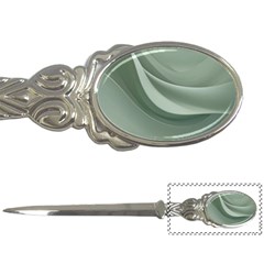 Silky Sage Abstract Elegant Print Design Letter Opener by dflcprintsclothing