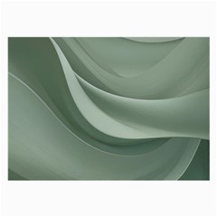 Silky Sage Abstract Elegant Print Design Large Glasses Cloth (2 Sides)