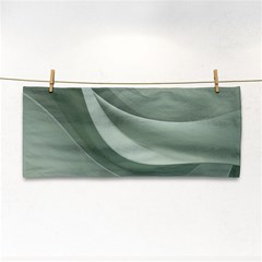 Silky Sage Abstract Elegant Print Design Hand Towel