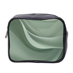 Silky Sage Abstract Elegant Print Design Mini Toiletries Bag (Two Sides) Front