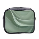 Silky Sage Abstract Elegant Print Design Mini Toiletries Bag (Two Sides) Back