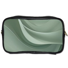 Silky Sage Abstract Elegant Print Design Toiletries Bag (two Sides) by dflcprintsclothing