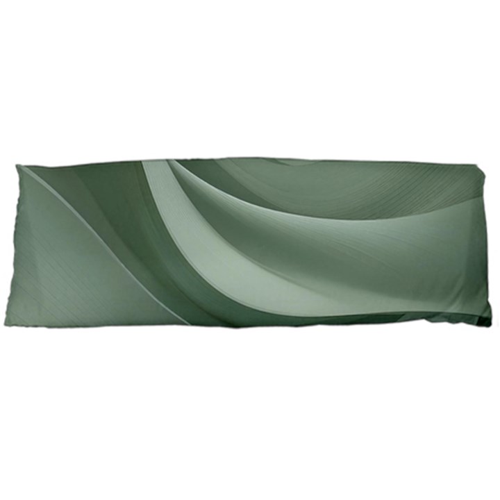 Silky Sage Abstract Elegant Print Design Body Pillow Case (Dakimakura)