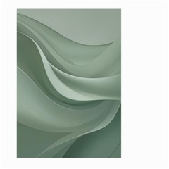 Silky Sage Abstract Elegant Print Design Large Garden Flag (two Sides) by dflcprintsclothing