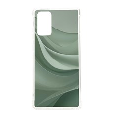 Silky Sage Abstract Elegant Print Design Samsung Galaxy Note 20 Tpu Uv Case by dflcprintsclothing