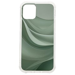 Silky Sage Abstract Elegant Print Design Iphone 12 Mini Tpu Uv Print Case	 by dflcprintsclothing