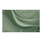 Silky Sage Abstract Elegant Print Design Banner and Sign 5  x 3  Front