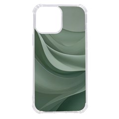 Silky Sage Abstract Elegant Print Design Iphone 13 Pro Max Tpu Uv Print Case by dflcprintsclothing