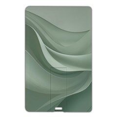 Silky Sage Abstract Elegant Print Design Name Card Style Usb Flash Drive by dflcprintsclothing