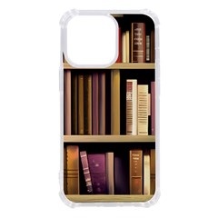 Books Bookshelves Office Fantasy Background Artwork Book Cover Apothecary Book Nook Literature Libra Iphone 13 Pro Tpu Uv Print Case by Posterlux