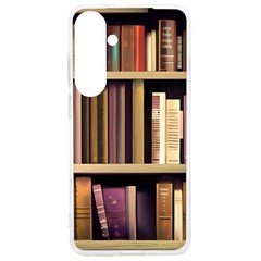 Books Bookshelves Office Fantasy Background Artwork Book Cover Apothecary Book Nook Literature Libra Samsung Galaxy S24 Ultra 6 9 Inch Tpu Uv Case