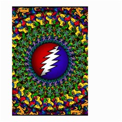 Grateful Dead Bear Pattern Small Garden Flag (two Sides)