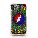 Grateful Dead Bear Pattern iPhone 11 Pro 5.8 Inch TPU UV Print Case Front