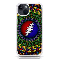 Grateful Dead Bear Pattern Iphone 14 Tpu Uv Print Case by Maspions