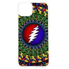 Grateful Dead Bear Pattern Iphone 15 Tpu Uv Print Case by Maspions