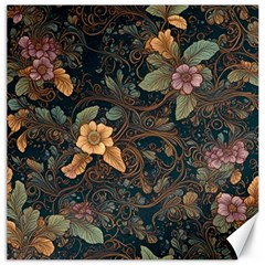 Floral Seamless Pattern Decorative Canvas 20  X 20  by Paksenen