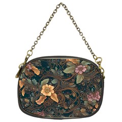 Floral Seamless Pattern Decorative Chain Purse (two Sides) by Paksenen