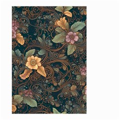 Floral Seamless Pattern Decorative Small Garden Flag (two Sides) by Paksenen