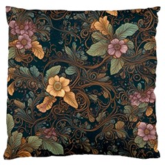 Floral Seamless Pattern Decorative Large Cushion Case (two Sides) by Paksenen