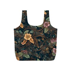 Floral Seamless Pattern Decorative Full Print Recycle Bag (s) by Paksenen