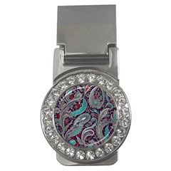 Seamless Pattern Paisley Decorative Money Clips (cz)  by Paksenen