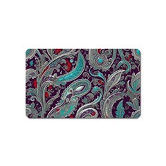 Seamless Pattern Paisley Decorative Magnet (name Card) by Paksenen