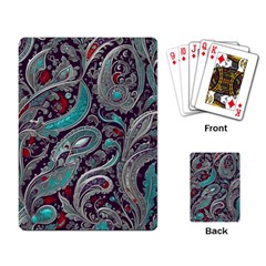 Seamless Pattern Paisley Decorative Playing Cards Single Design (rectangle)