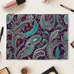 Seamless Pattern Paisley Decorative Cosmetic Bag (xl) by Paksenen