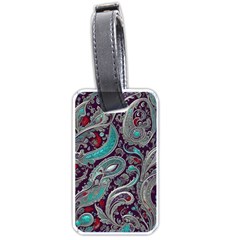 Seamless Pattern Paisley Decorative Luggage Tag (one Side)