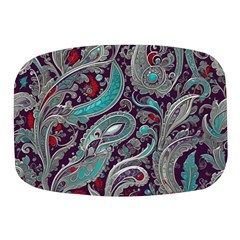 Seamless Pattern Paisley Decorative Mini Square Pill Box by Paksenen