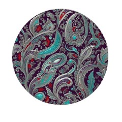 Seamless Pattern Paisley Decorative Mini Round Pill Box (pack Of 3) by Paksenen