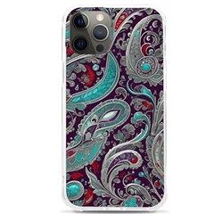 Seamless Pattern Paisley Decorative Iphone 12 Pro Max Tpu Uv Print Case by Paksenen