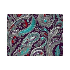 Seamless Pattern Paisley Decorative Premium Plush Fleece Blanket (mini) by Paksenen